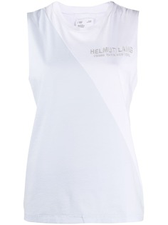 Helmut Lang футболка без рукавов с логотипом