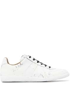 Maison Margiela кеды с эффектом кракле