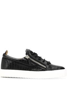 Giuseppe Zanotti Addy crocodile-effect low-top trainers
