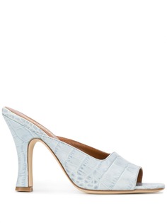 Paris Texas crocodile effect mules