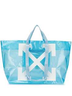Off-White сумка-шопер с логотипом