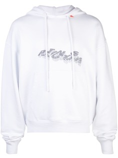 Off-White graphic logo print hoodie
