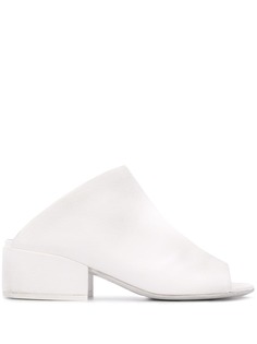 Marsèll asymmetric block-heel mules