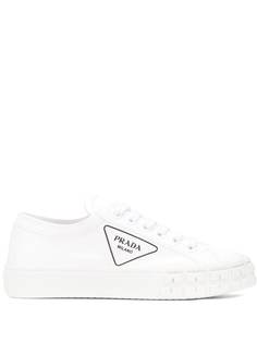 Prada printed logo low-top sneakers