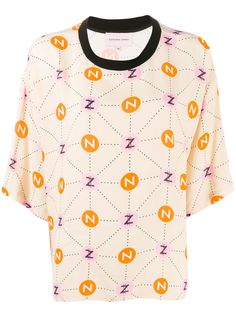 Natasha Zinko Printed T-shirt Box Top NZ