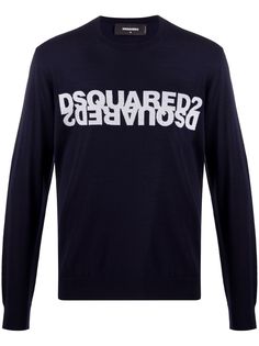 Dsquared2 толстовка вязки интарсия с логотипом