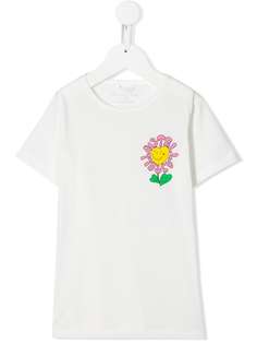 Stella McCartney Kids flower print short-sleeved T-shirt