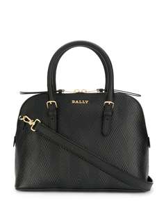 Bally textured logo tote bag