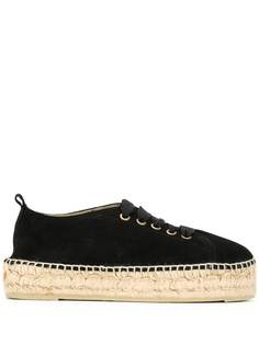 Manebi platform lace-up espadrilles