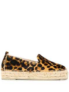 Manebi leopard pattern espadrilles