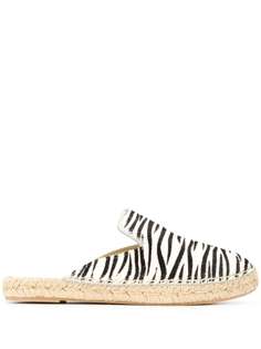 Manebi zebra-pattern espadrilles