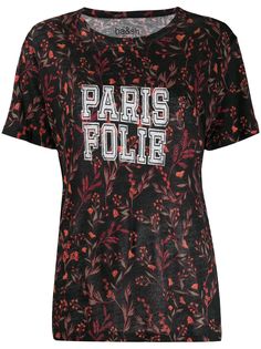Ba&Sh футболка Paris Folie с принтом