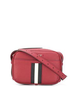 Bally striped-insert cross-body bag