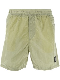 Stone Island logo patch track shorts