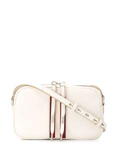 Bally stripe-insert cross-body bag