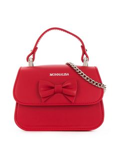 Monnalisa bow-detail shoulder bag