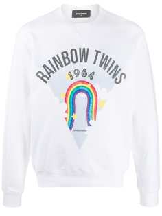 Dsquared2 rainbow print sweatshirt