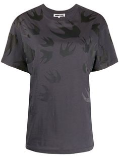 McQ Alexander McQueen swallow print T-shirt