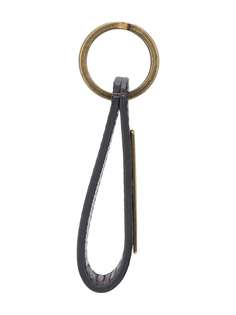 Officine Creative logo leather loop keyring
