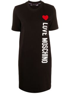 Love Moschino топ с короткими рукавами и логотипом