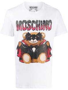 Moschino футболка с принтом Bat Teddy Bear