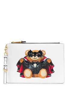Moschino клатч с логотипом