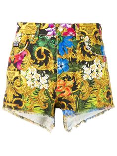 Versace Jeans Couture шорты с цветочным принтом