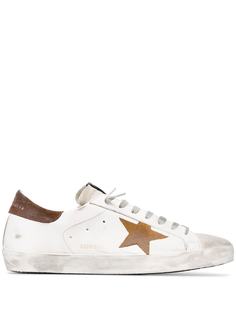 Golden Goose кеды Superstar с эффектом потертости