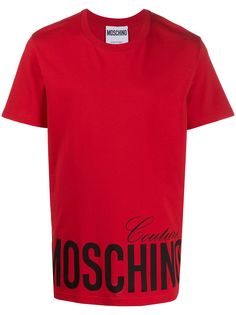 Moschino футболка с логотипом