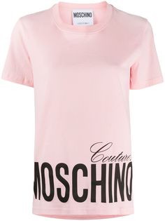Moschino футболка с логотипом