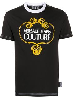 Versace Jeans Couture футболка с принтом Logo Baroque