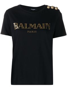 Balmain футболка с логотипом