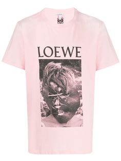 Loewe футболка с принтом