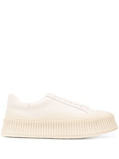 Jil Sander кроссовки на рифленой подошве