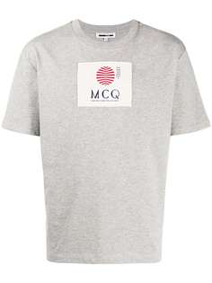 McQ Alexander McQueen футболка с нашивкой-логотипом
