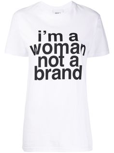 Erika Cavallini slogan print cotton T-shirt