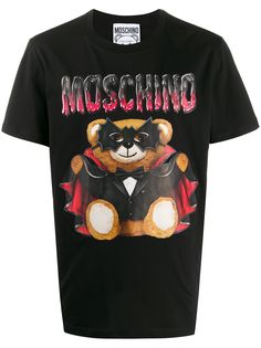 Moschino футболка с принтом Bat Teddy Bear