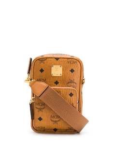 MCM logo print mini shouldet bag