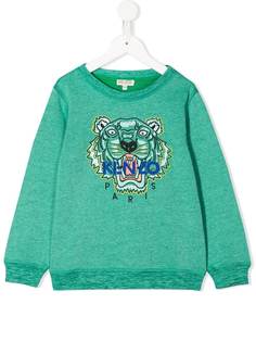 Kenzo Kids embroidered tiger sweatshirt