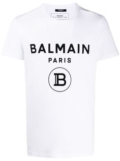 Balmain velvet logo T-shirt