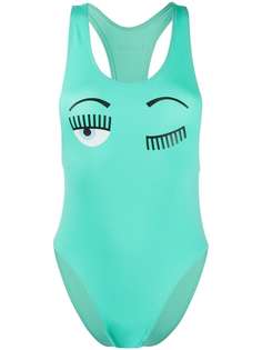 Chiara Ferragni printed swimsuit