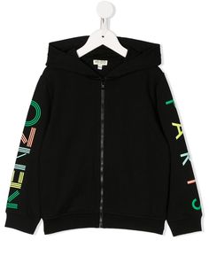 Kenzo Kids logo print hoodie