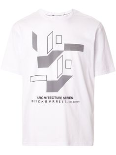 Blackbarrett футболка с геометричным принтом