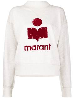 Isabel Marant Étoile толстовка Moby с логотипом