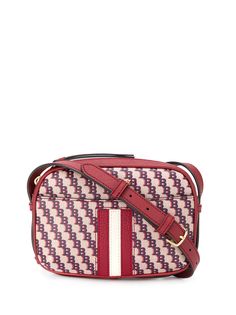 Bally monogram print crossbody bag