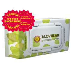 Влажные салфетки LOVULAR
