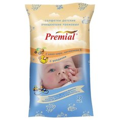 Влажные салфетки Premial С алоэ
