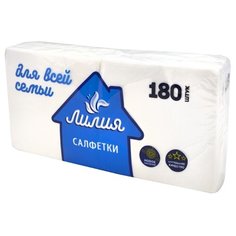 Салфетки Лилия белые Liliya