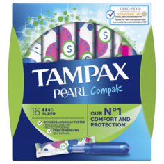TAMPAX тампоны Compak Pearl