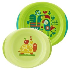 Комплект посуды Chicco 12м+ 2